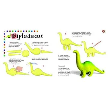 Fantasy Characters Clay-Making Book for Kids Aged 6-8