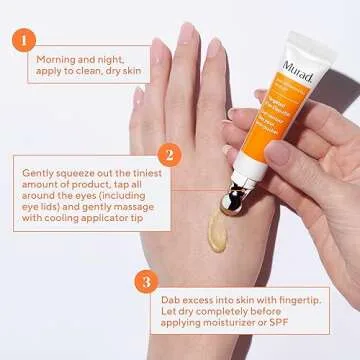 Murad 5 Min Fix: Targeted Correctors Travel Trio Kit - Anti-Aging Skincare Kit, Reduces the Look of Fine Lines and Wrinkles - Brightens and Depuffs Under Eyes - Erases the Look of Pores - 3-Piece Set