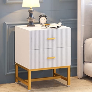 Tribesigns 2-Drawer Nightstand Set of 2 for Stylish Spaces