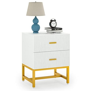 Tribesigns 2-Drawer Nightstand Set of 2 for Stylish Spaces