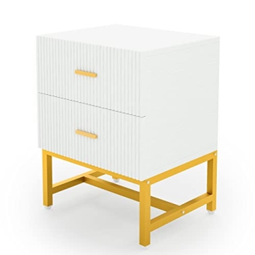 Tribesigns 2-Drawer Nightstand Set of 2 for Stylish Spaces