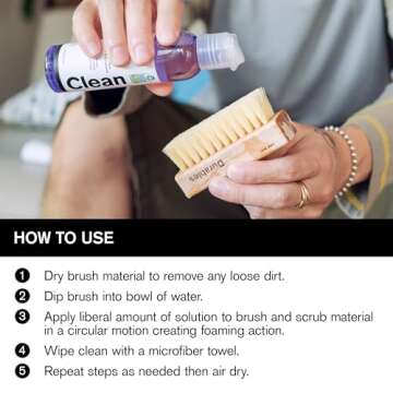 Jason Markk Deep Cleaning Solution, Shoe Cleaner, Cleans & Conditions, Sneaker Care, Ideal for Footwear, Safe for Leather, Suede, Nubuck, Cotton, Knits, 8oz