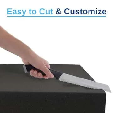 FoamRush High Density 1x24x72 Upholstery Foam for Comfort