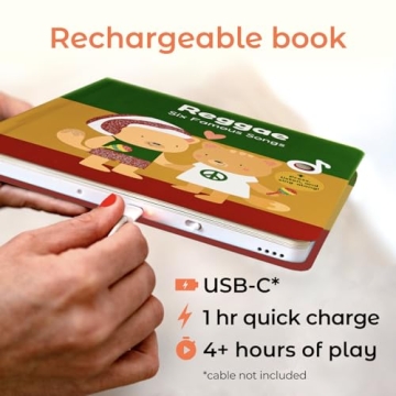 Cali's Books Reggae Musical Book for Toddlers 1-3