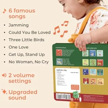 Cali's Books Reggae Musical Book for Toddlers 1-3