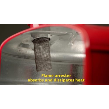 Justrite 1 Gallon Type II Safety Gas Can with Flame Arrester