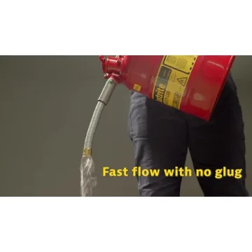 Justrite 1 Gallon Type II Safety Gas Can with Flame Arrester