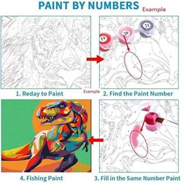 Elftoyer Paint by Numbers Kit for All Ages - Fun DIY