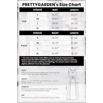 PRETTYGARDEN Womens 2024 Summer Two Piece Vacation Beach Outfits Dressy Sleeveless Cropped Tank Tops And Long Maxi Skirt Sets (Lake Blue,Small)