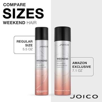 Joico Weekend Hair Dry Shampoo | For Most Hair Types | Absorbs Excess Oil | Adds Light Volume & Texture | Color Protection | 7.1 Fl Oz