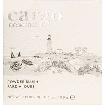 Cargo Cosmetics - Longwear Blush, High Pigment, Buildable and Blendable Blush, Catalina , 1.58 Ounce (Pack of 1)