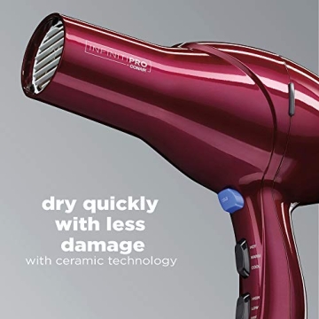 Powerful INFINITIPRO BY CONAIR Hair Dryer for Frizz-Free Shine