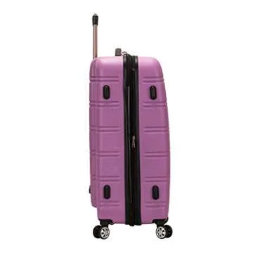 Rockland Melbourne 28" Luggage with Spinner Wheels Pink