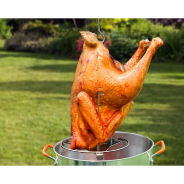 Lafati Turkey Fryer Set with 30QT & 10QT Pots for Outdoor Cooking