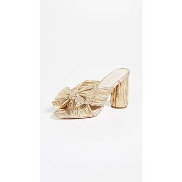 Loeffler Randall Women's Penny Pleated Bow Sandals
