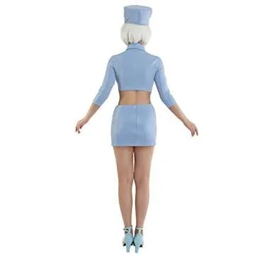 Cosplay.fm Flight Attendant Stewardess Costume - Comfort & Style