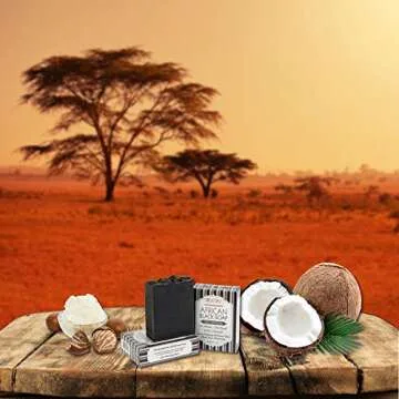 Shea Terra Organics African Black Soap - 3 Pack Gift Set