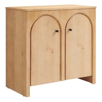 Modway Appia 2-Door Storage Cabinet - Modern Oak Elegance