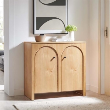 Modway Appia 2-Door Storage Cabinet - Modern Oak Elegance