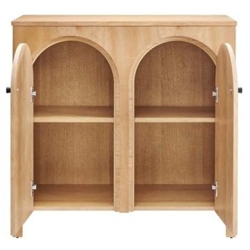 Modway Appia 2-Door Storage Cabinet - Modern Oak Elegance