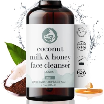 Foxbrim Naturals Gentle Coconut Honey Facial Cleanser 4oz