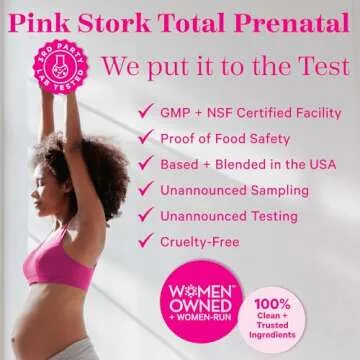 Pink Stork Prenatal Gummies with Folic Acid and Vitamin D