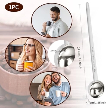 2 Tablespoon Long Handle Coffee Scoop for Accurate Measuring