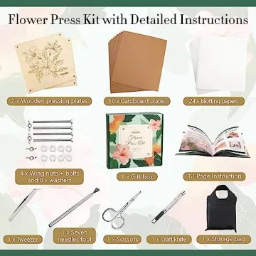 Aboofx Extra Large Flower Press Kit for Plant Lovers