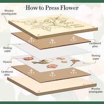 Aboofx Extra Large Flower Press Kit for Plant Lovers