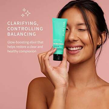 PURE'AM Gentle Face Wash with Amino Acids & Salicylic Acid - 4.05 Fl. oz - Korean Skin Care