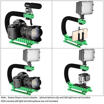 Neewer C-Shape Handle Bracket for Cameras and GoPro