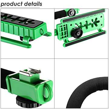 Neewer C-Shape Handle Bracket for Cameras and GoPro