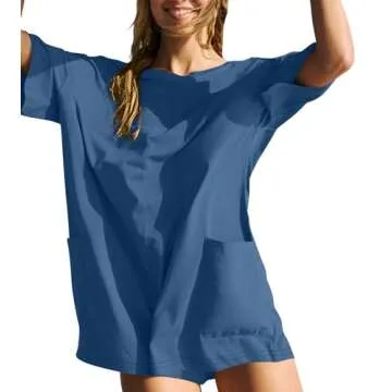 Stylish KT Women's Oversized Romper with Pockets