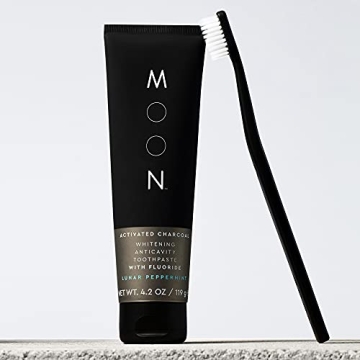 MOON Charcoal Toothpaste - Whitening & Cavity Protection