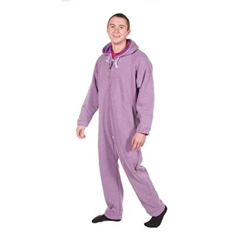 Forever Lazy Heavyweight Adult Onesie - Cozy Purple Comfort