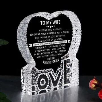 Engraved Crystal Gifts for Special Anniversaries