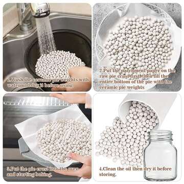 Sukh 1LB Pie Weights for Perfect Pie Crusts