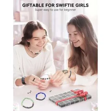 ARTDOT 1400 Pieces Letter Beads for Friendship Bracelets Making Kit, 28 Styles Assortment Jewelry Making Supplies Alphabet Beads Set with Cases Preppy Crafts Gifts