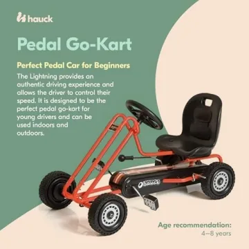 hauck Kids Pedal Go Kart for Ages 4-8 - Adventure Awaits