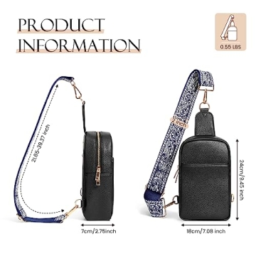 MoKo Vegan Leather Sling Bag - Stylish & Functional Accessory