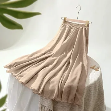 Ezcosplay Women Bohemian Beach Maxi Skirt For Summer Style