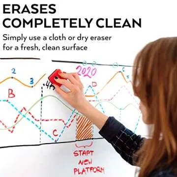 ARTEZA Dry Erase Markers Pack of 52, Chisel Tip, 12 Assorted Colors with Low-Odor Ink, Whiteboard Pens