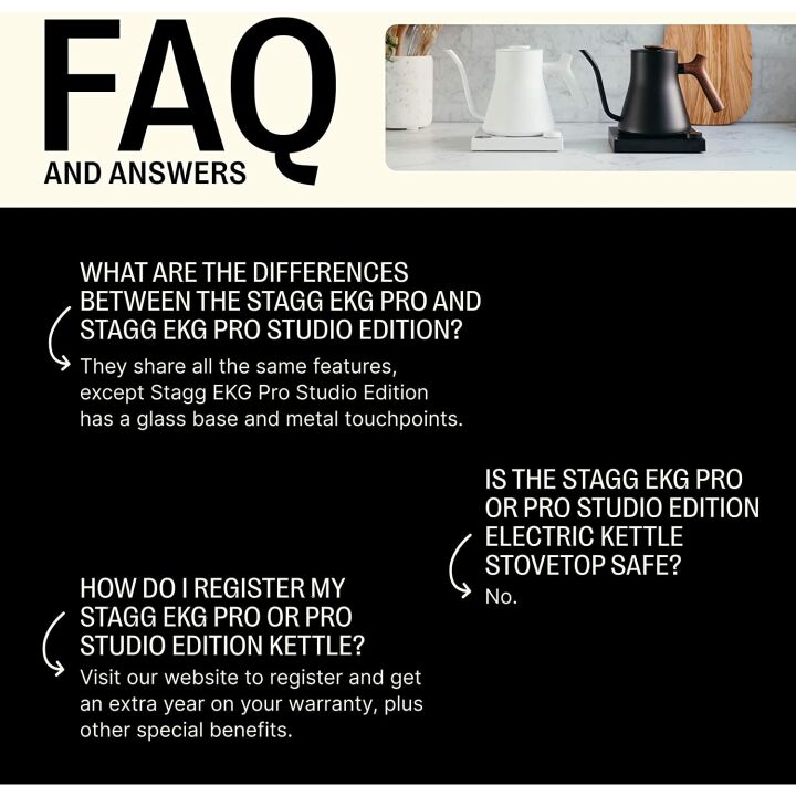 Fellow Stagg EKG Pro Electric Kettle - Perfect Brew