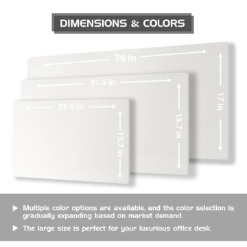 Aothia Dual-Sided Desk Pad - Versatile Desk Blotter