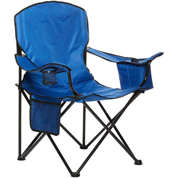 Amazon Basics Camping Chair, X-Large, Padded, Blue