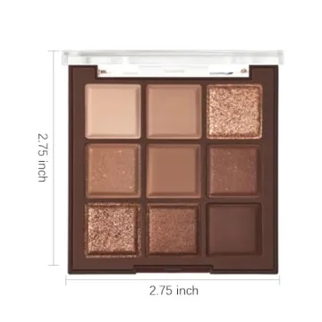 Highly Pigmented CAKAILA Neutral Brown Eye Shadow Palette