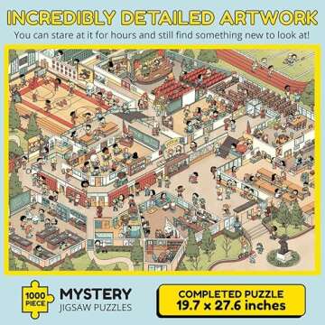Odd Pieces Mystery Jigsaw Puzzle - 1000 pcs for All Ages