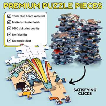 Odd Pieces Mystery Jigsaw Puzzle - 1000 pcs for All Ages