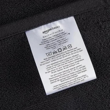 Amazon Basics Bath Rug Mat - Soft, Absorbent, Elegant