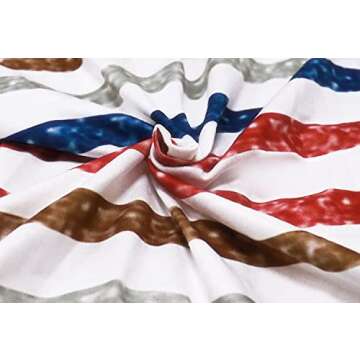 Hibluco Women's Summer Tops Short Sleeve Round Neck Floral Print Shirt Tunic Blouse